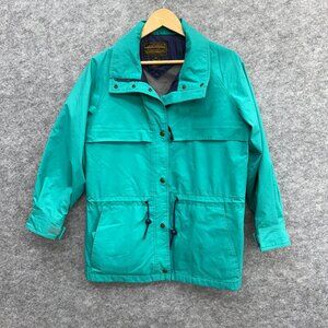 Eddie Bauer Gore-Tex Parka Jacket Vintage Women's Hooded, Teal, Size S/P